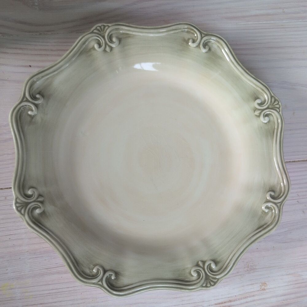 Lenox Dinner Plate Green Colore Verde VERDE 9” Italy